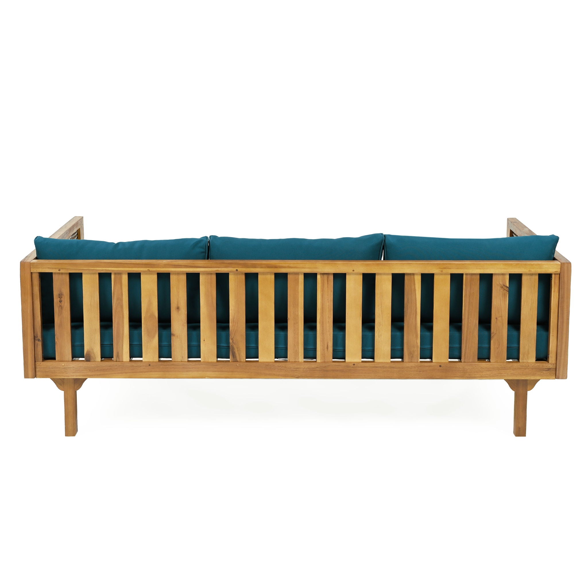 Claremont - 3 Seater Daybed Teak Acacia Wood Water Resistant Cushions