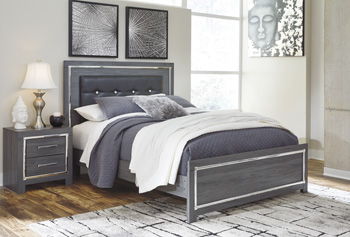 Signature Design by Ashley® Lodanna - Panel Bed With Roll Slats | Meri Furniture