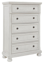 Signature Design by Ashley® Robbinsdale - Antique White - Five Drawer Chest | Meri Furniture