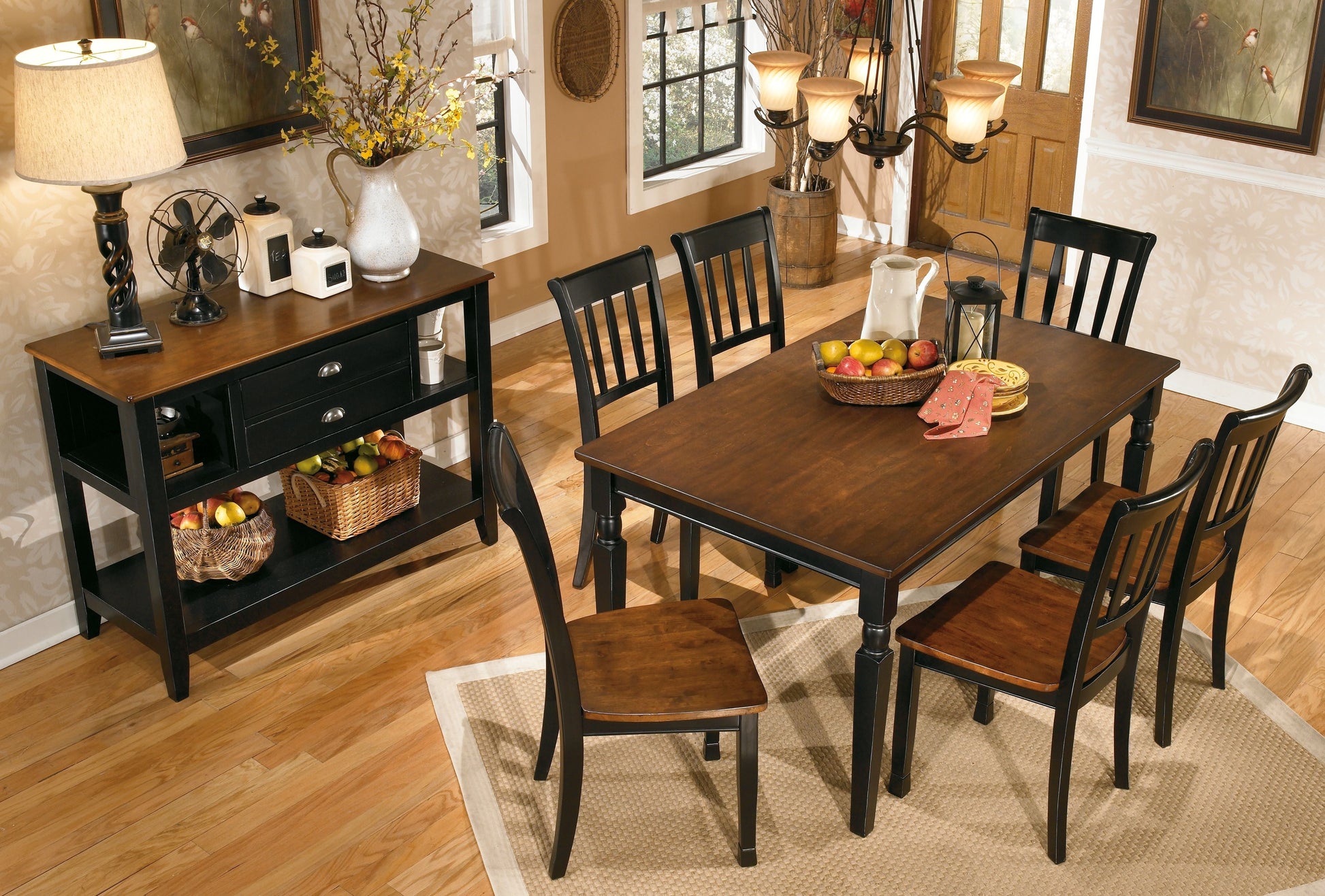 Signature Design by Ashley® Owingsville - Dining Room Table Set | Meri Furniture
