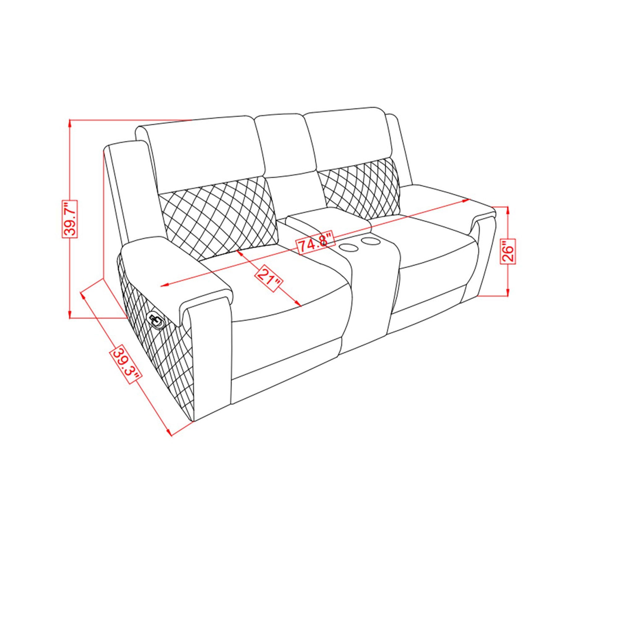 Alicia - Traditional Reclining Set