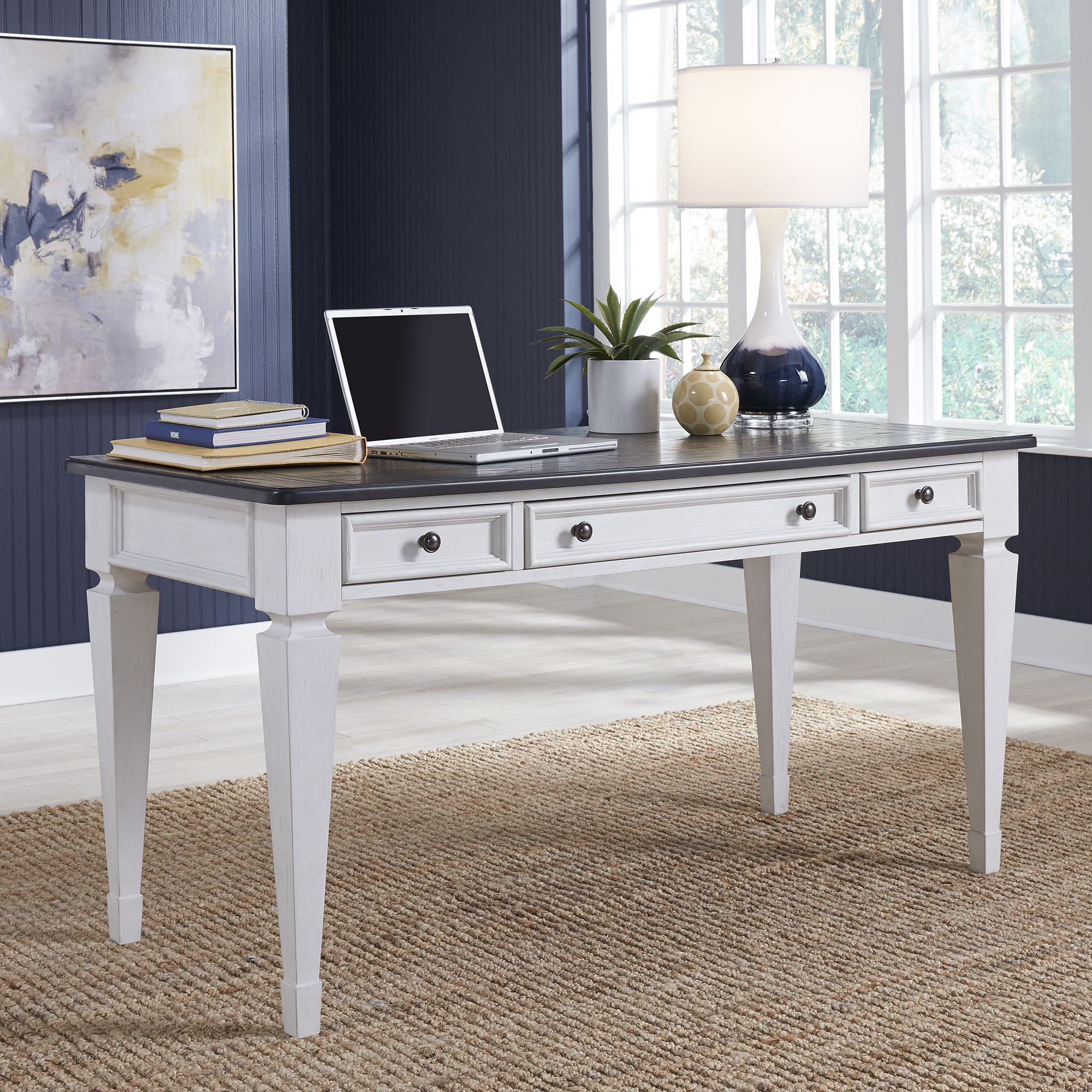 Liberty Furniture Allyson Park - Writing Desk - White | Meri Furniture