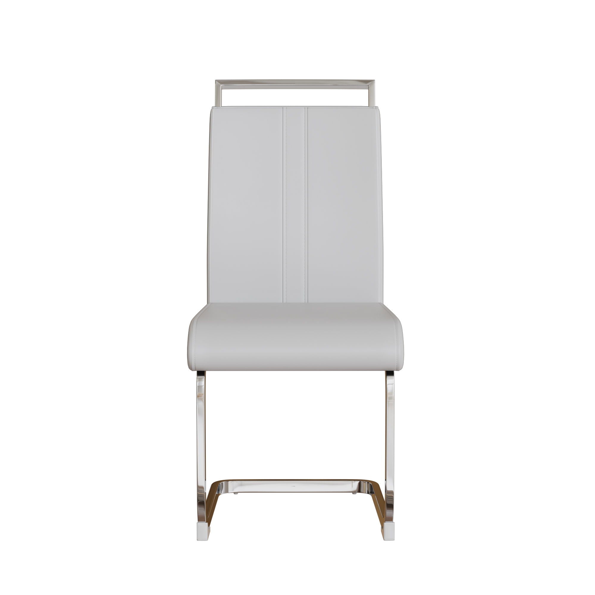 Modern Dining Chairs With Padded Seat, High Back