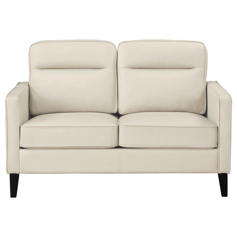 Coaster Fine Furniture Jonah - Upholstered Track Arm Loveseat | Meri Furniture