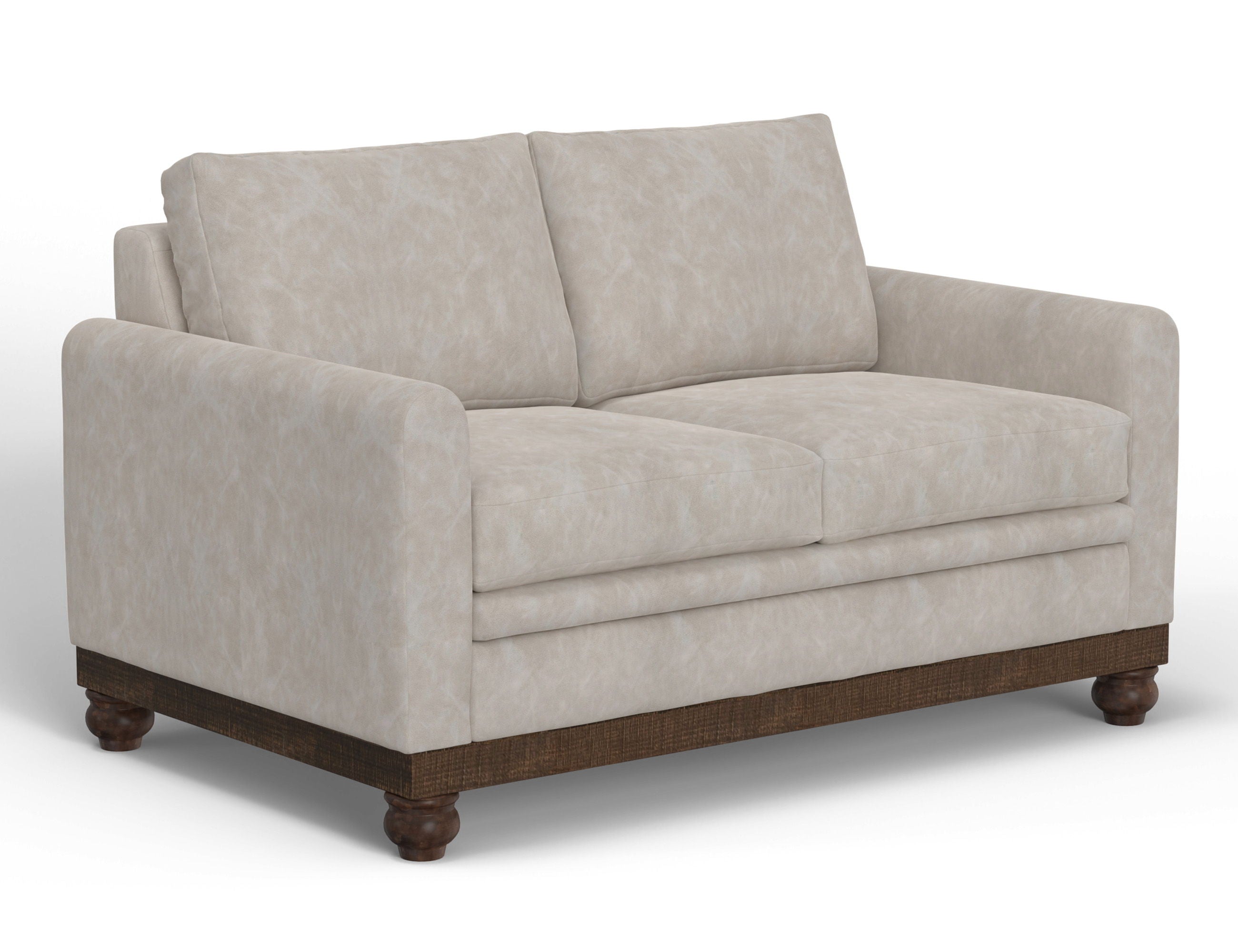 International Furniture Direct Pueblo Gray - Loveseat - Gray | Meri Furniture