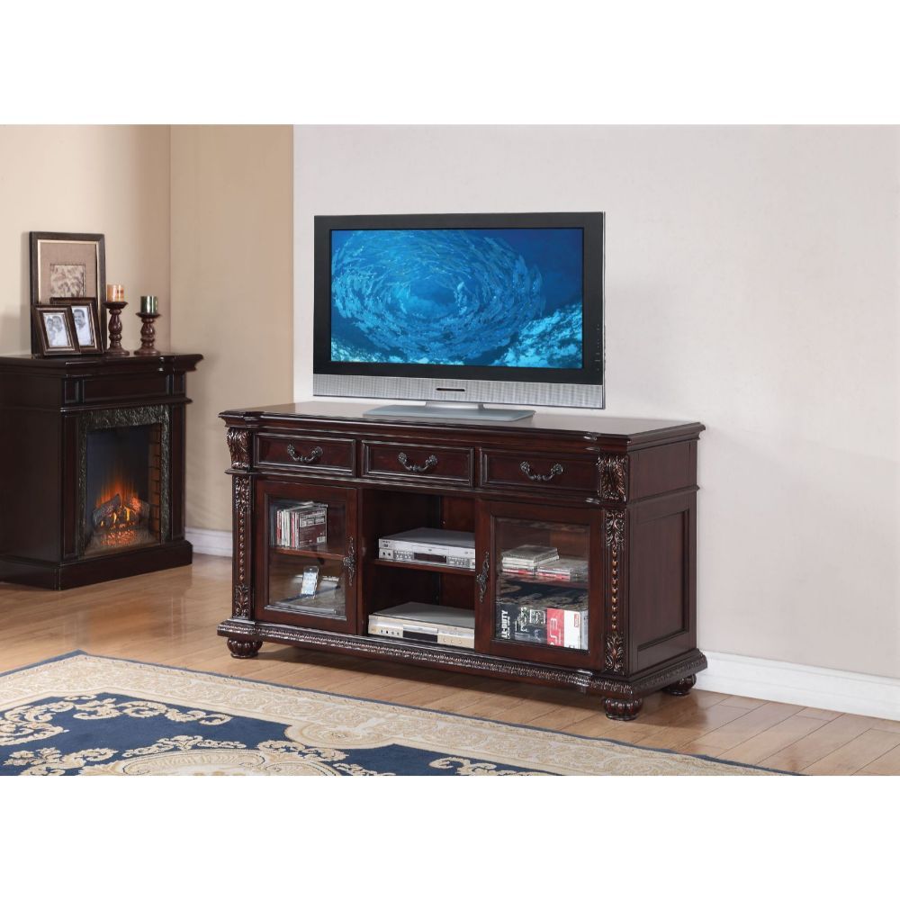 ACME Anondale - TV Stand - Cherry | Meri Furniture