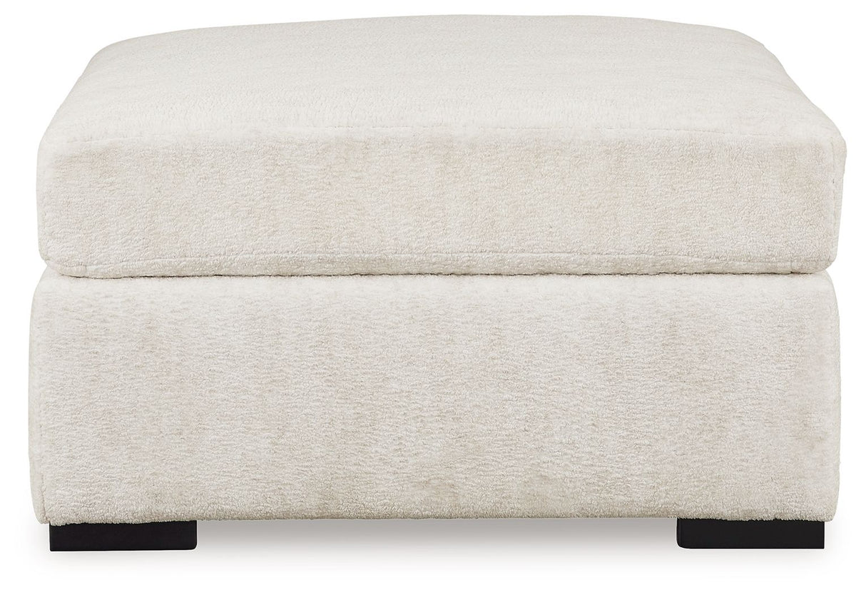 Signature Design by Ashley® Chessington - Ivory - Oversized Accent Ottoman | Meri Furniture