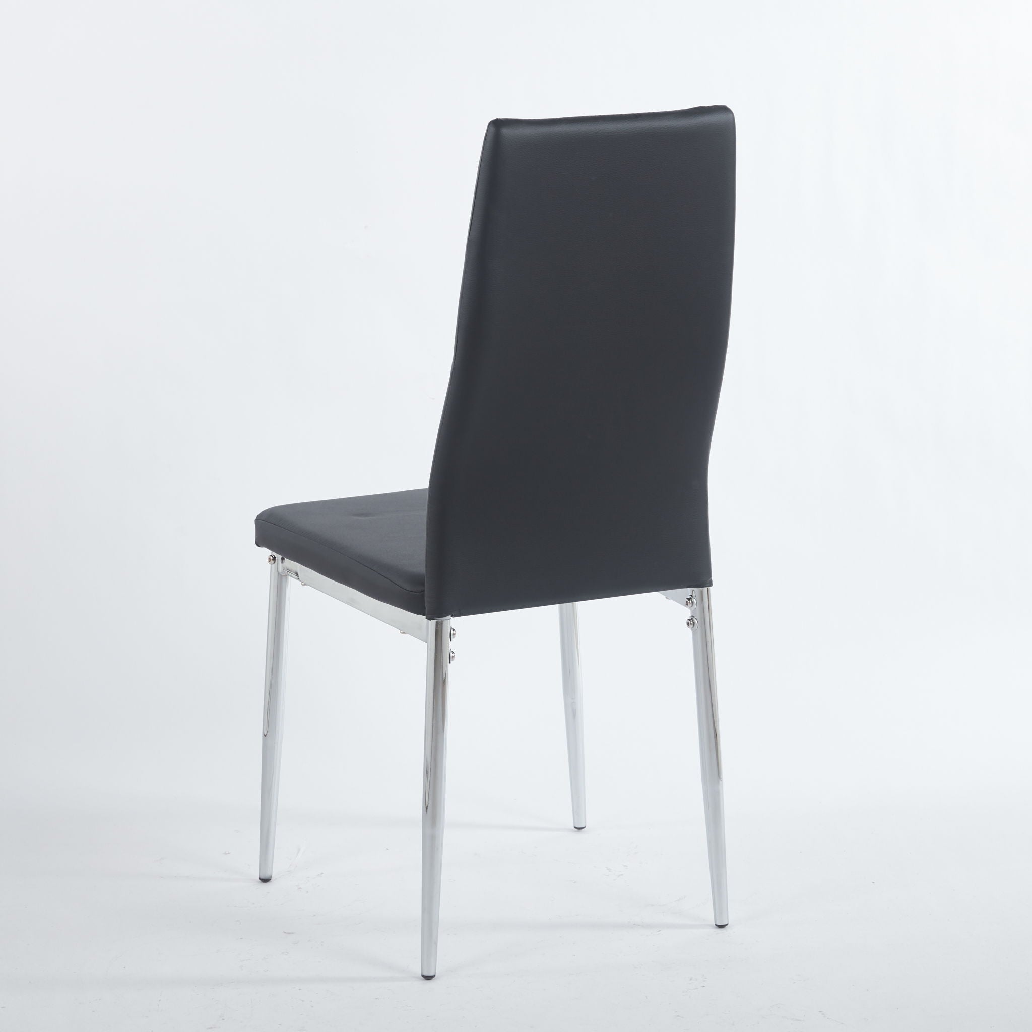 Chrome Leg Dining Chair (Set of 4)