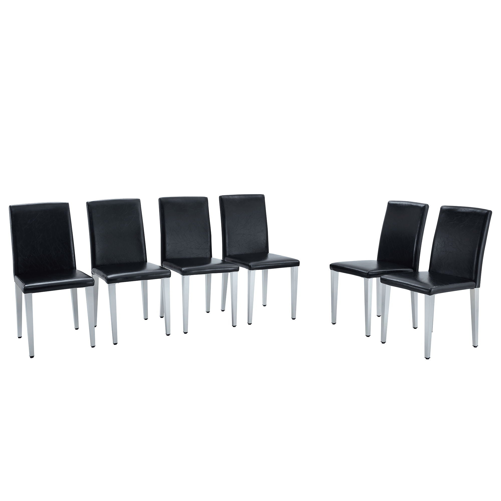 Elegant Upholstered Chairs & Metal Legs