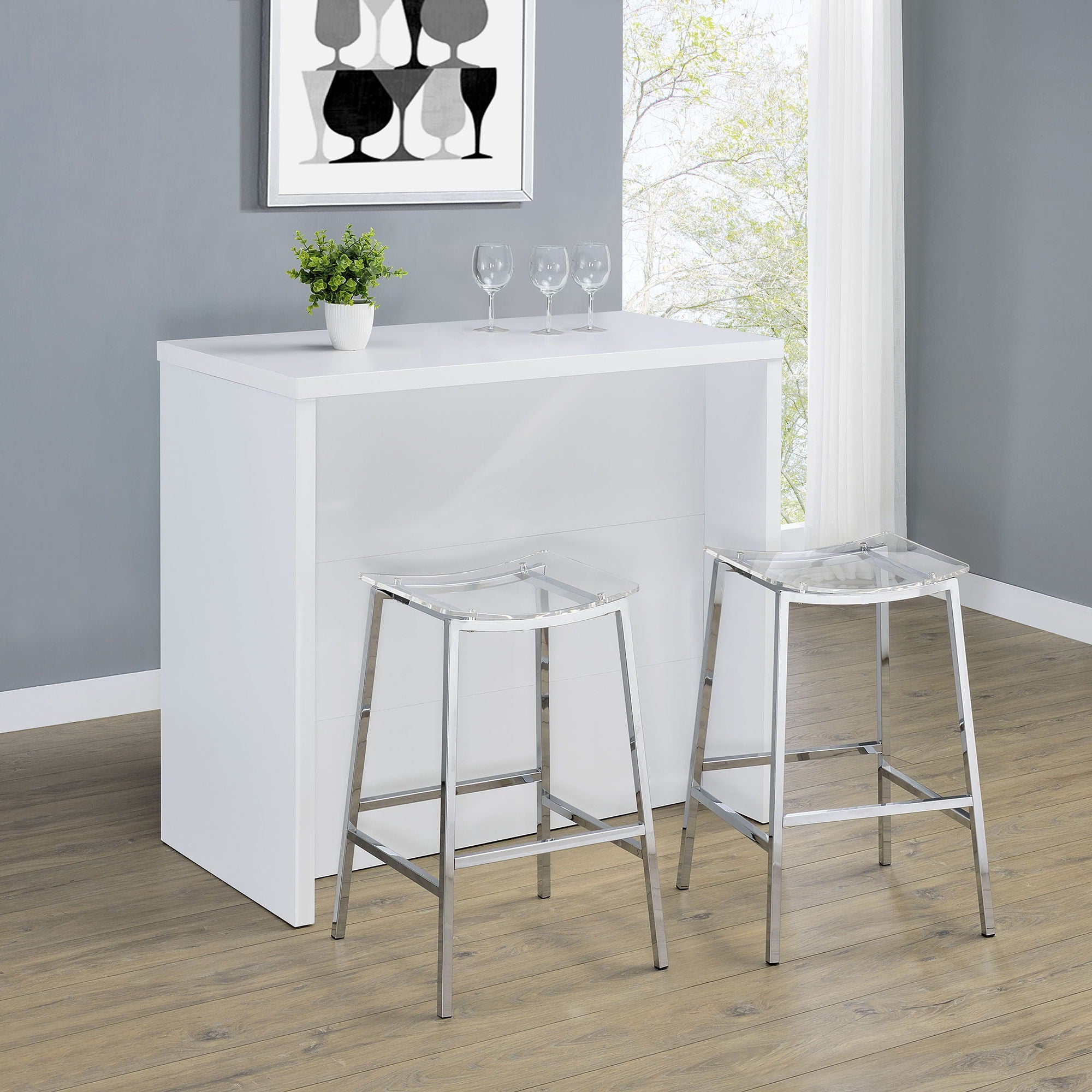Irving - Freestanding Home Bar With Wine Storage