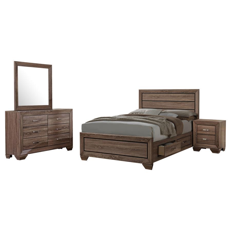 Coaster Fine Furniture Kauffman - Transitional Storage Bed Bedroom Set | Meri Furniture