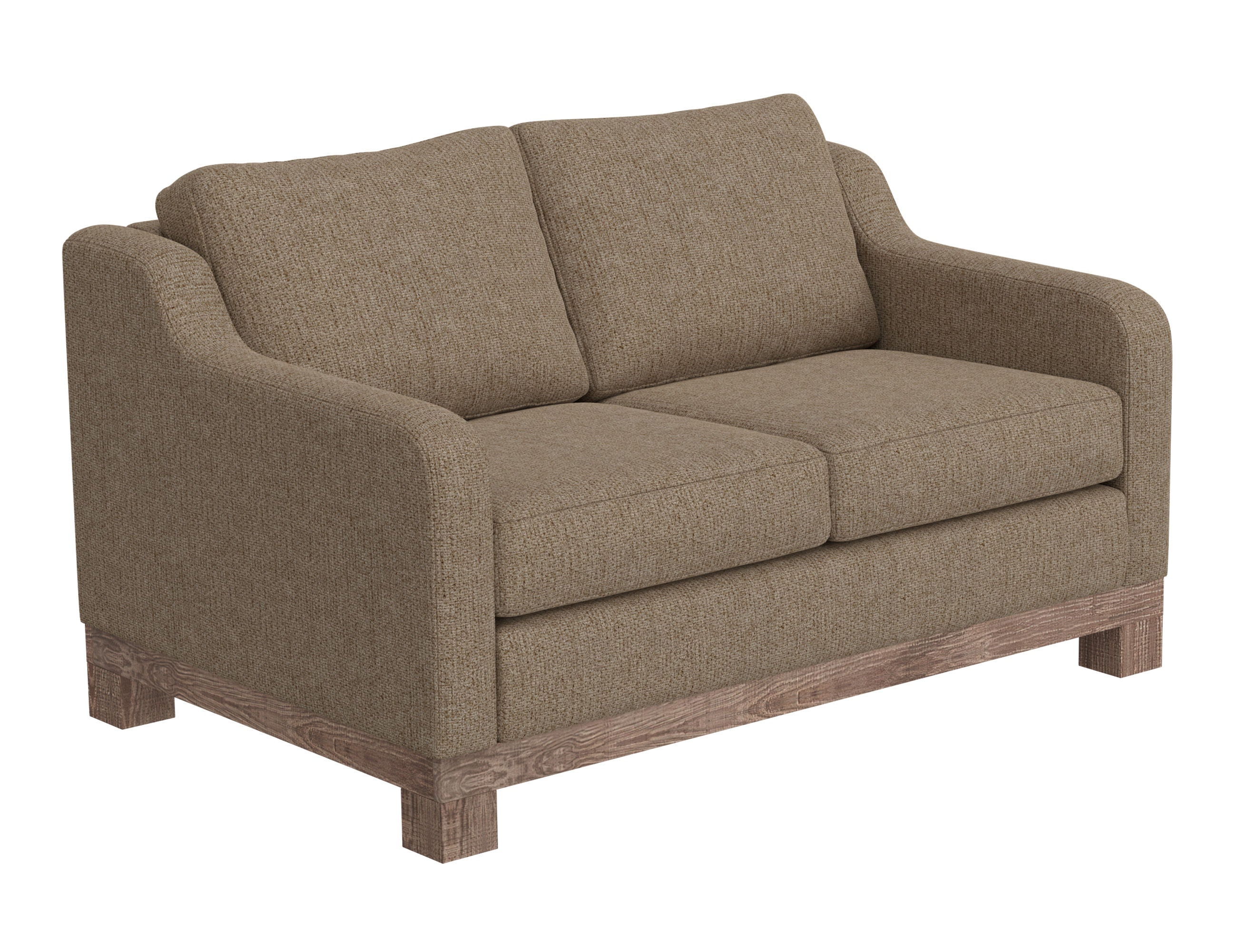 International Furniture Direct Samba - Loveseat Two-Cushion - Brown Camel | Meri Furniture