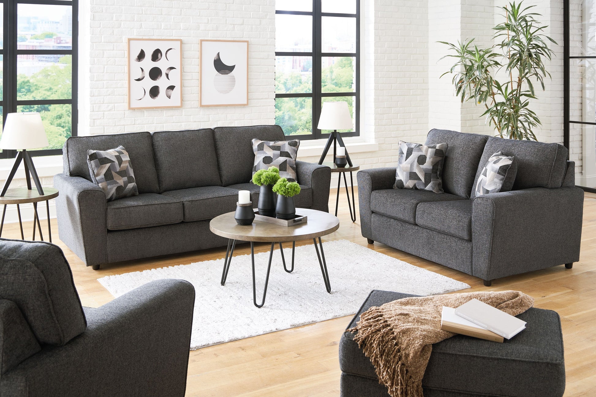 Signature Design by Ashley® Cascilla - Living Room Set | Meri Furniture