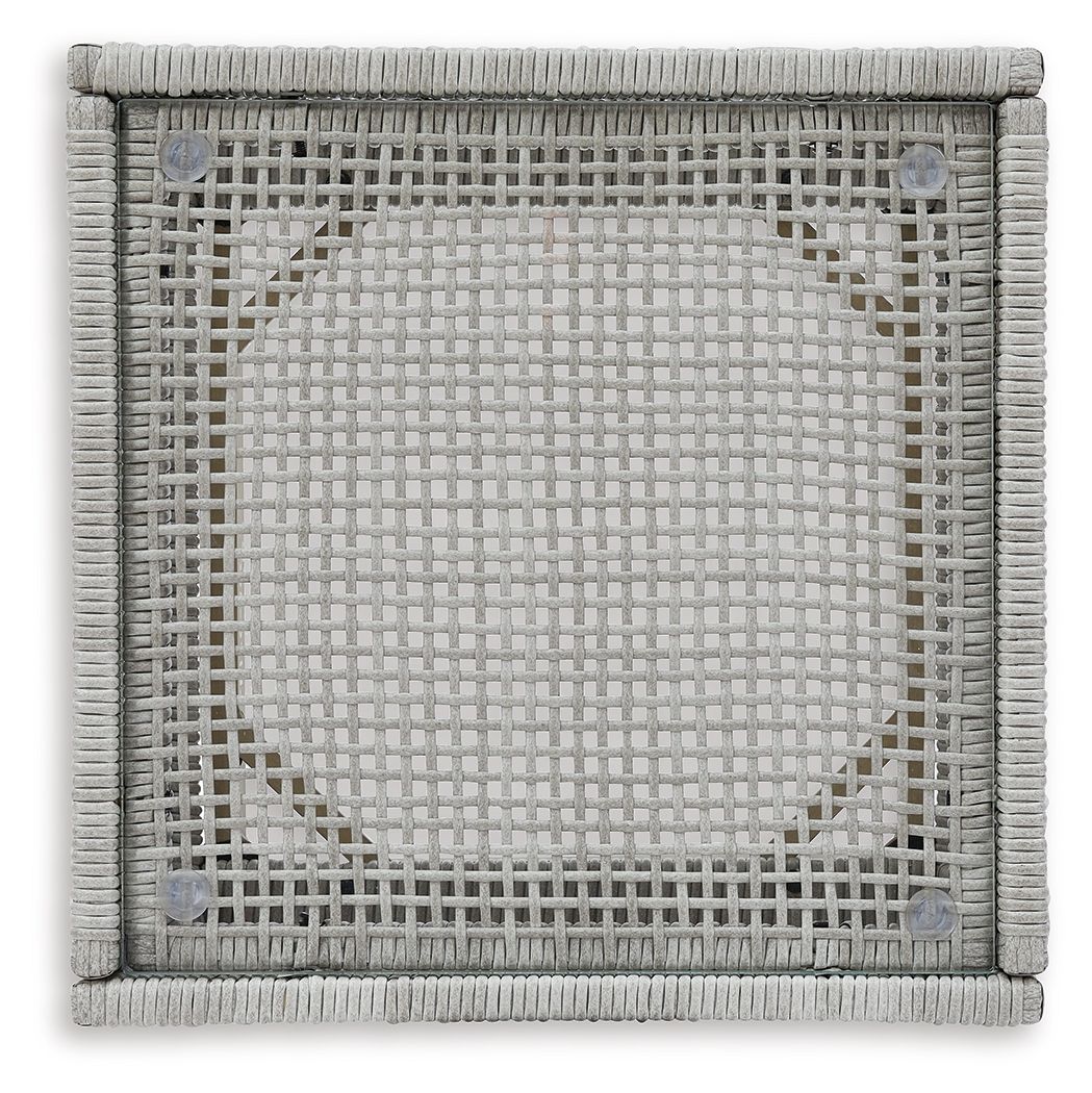 Seton Creek - Square End Table - Gray