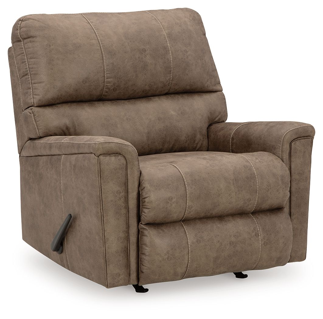 Signature Design by Ashley® Navi - Fossil - Rocker Recliner | Meri Furniture