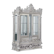 ACME Valkyrie - Curio - Antique Platinum | Meri Furniture