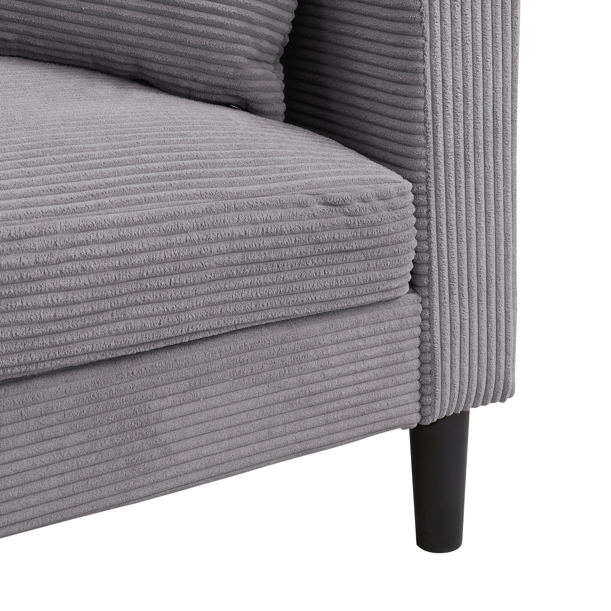 Modern Upholstered Loveseat Sofa, High Resilience