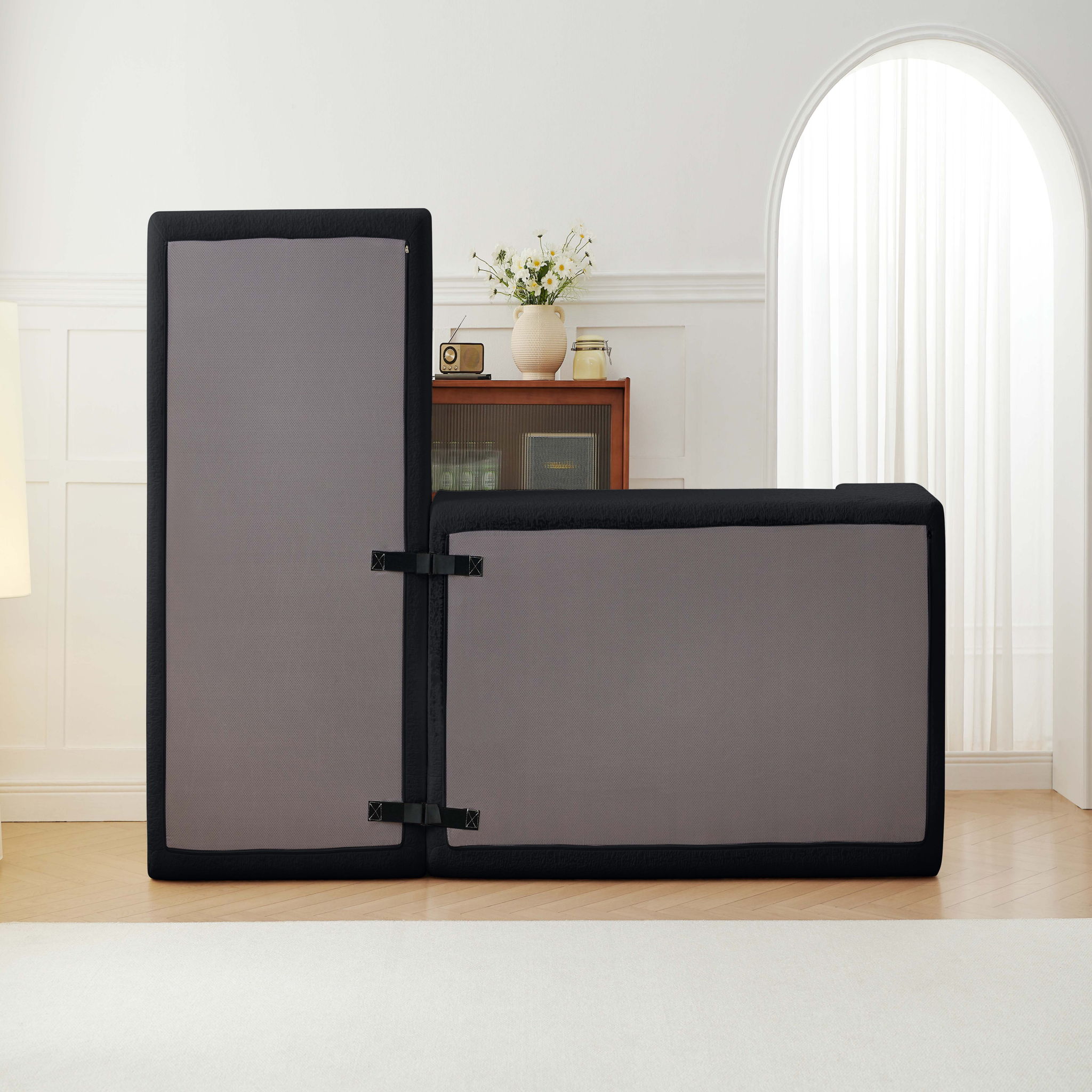 Modular Cloud Sectional Couch With L Shape Chaise, Deep Seat