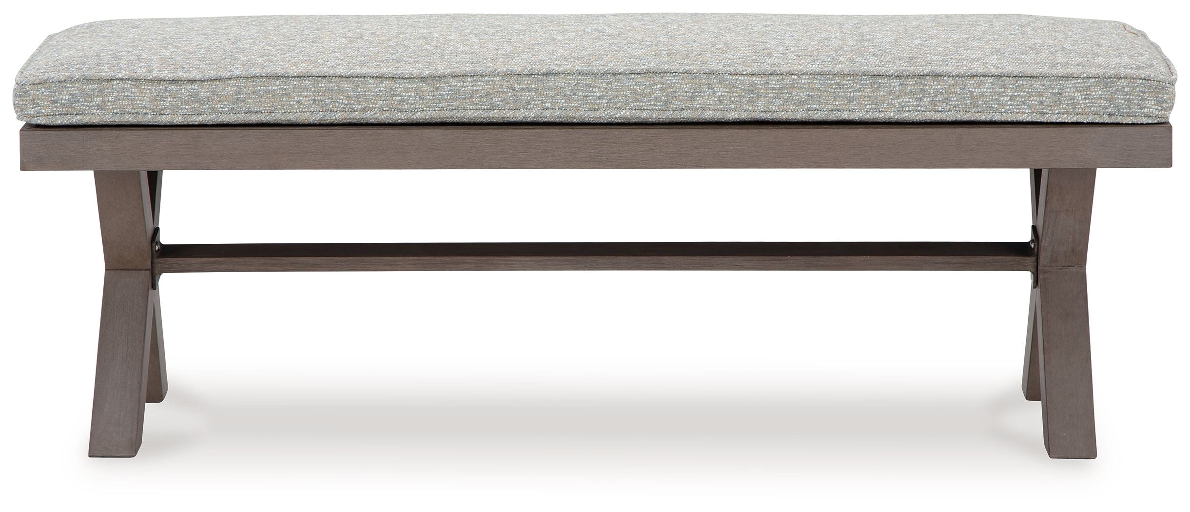 Signature Design by Ashley® Hillside Barn - Gray / Brown - Bench With Cushion | Meri Furniture