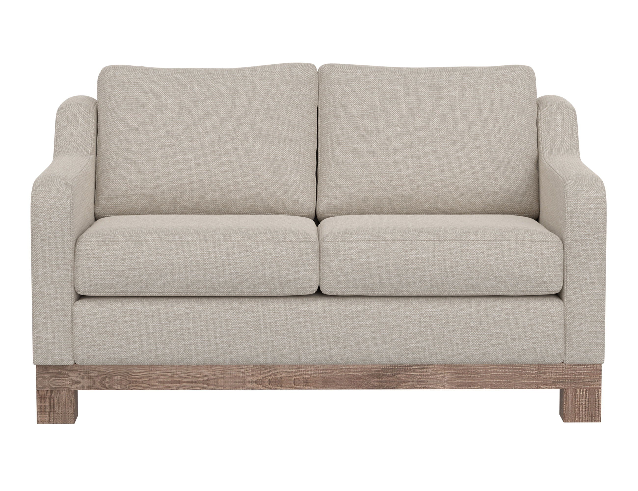 International Furniture Direct Samba - Loveseat Two-Cushion - Agreeable Gray | Meri Furniture