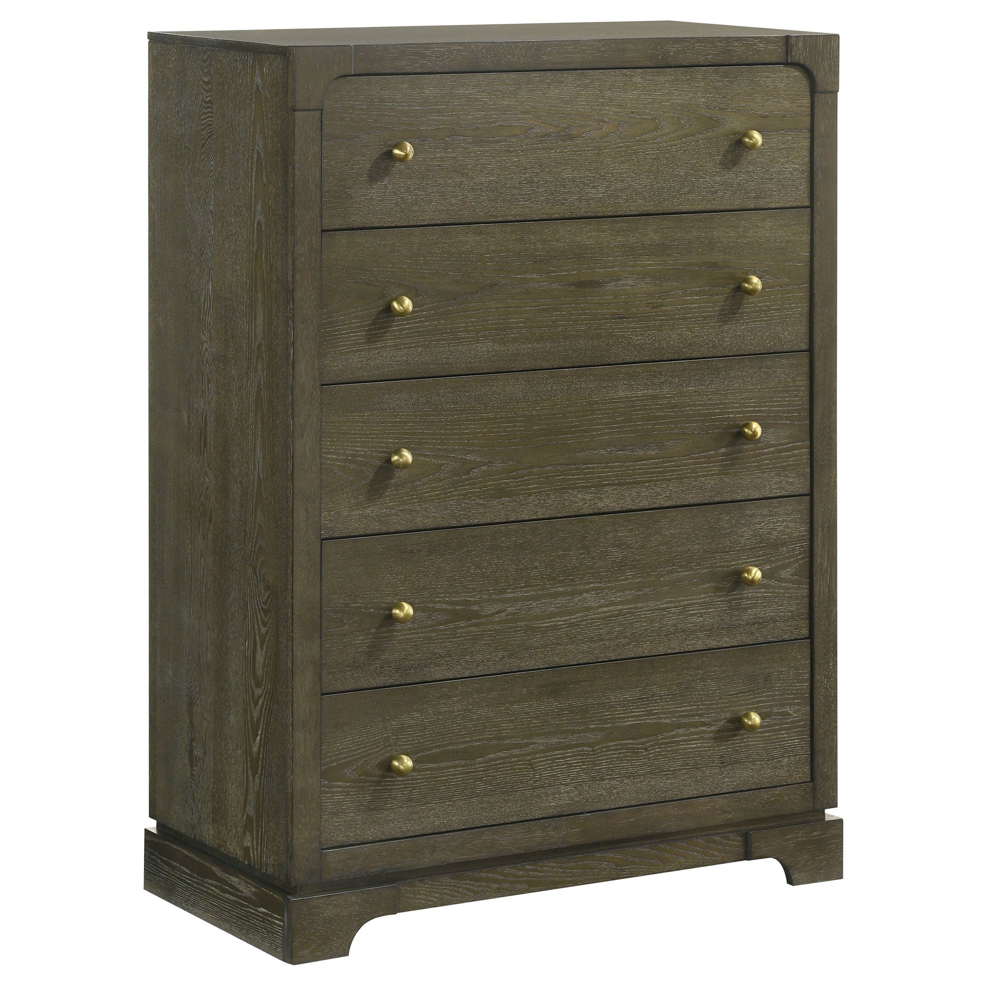 Coaster Fine Furniture Gran Park - 5-Drawer Bedroom Chest Of Drawers - Dark Cocoa | Meri Furniture