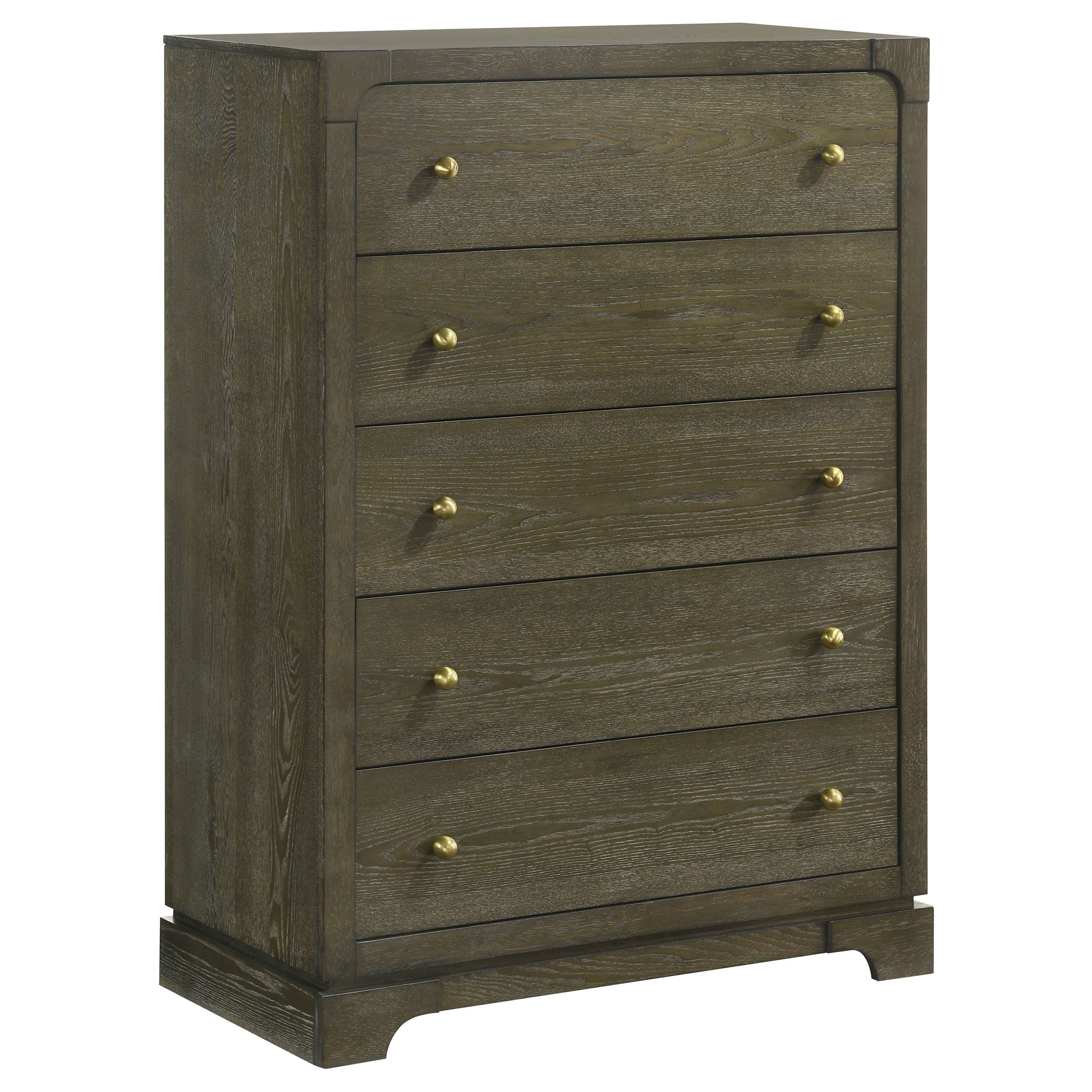 Coaster Fine Furniture Gran Park - 5-Drawer Bedroom Chest Of Drawers - Dark Cocoa | Meri Furniture