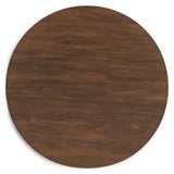 Lyncott - Brown - Round Dining Room Table