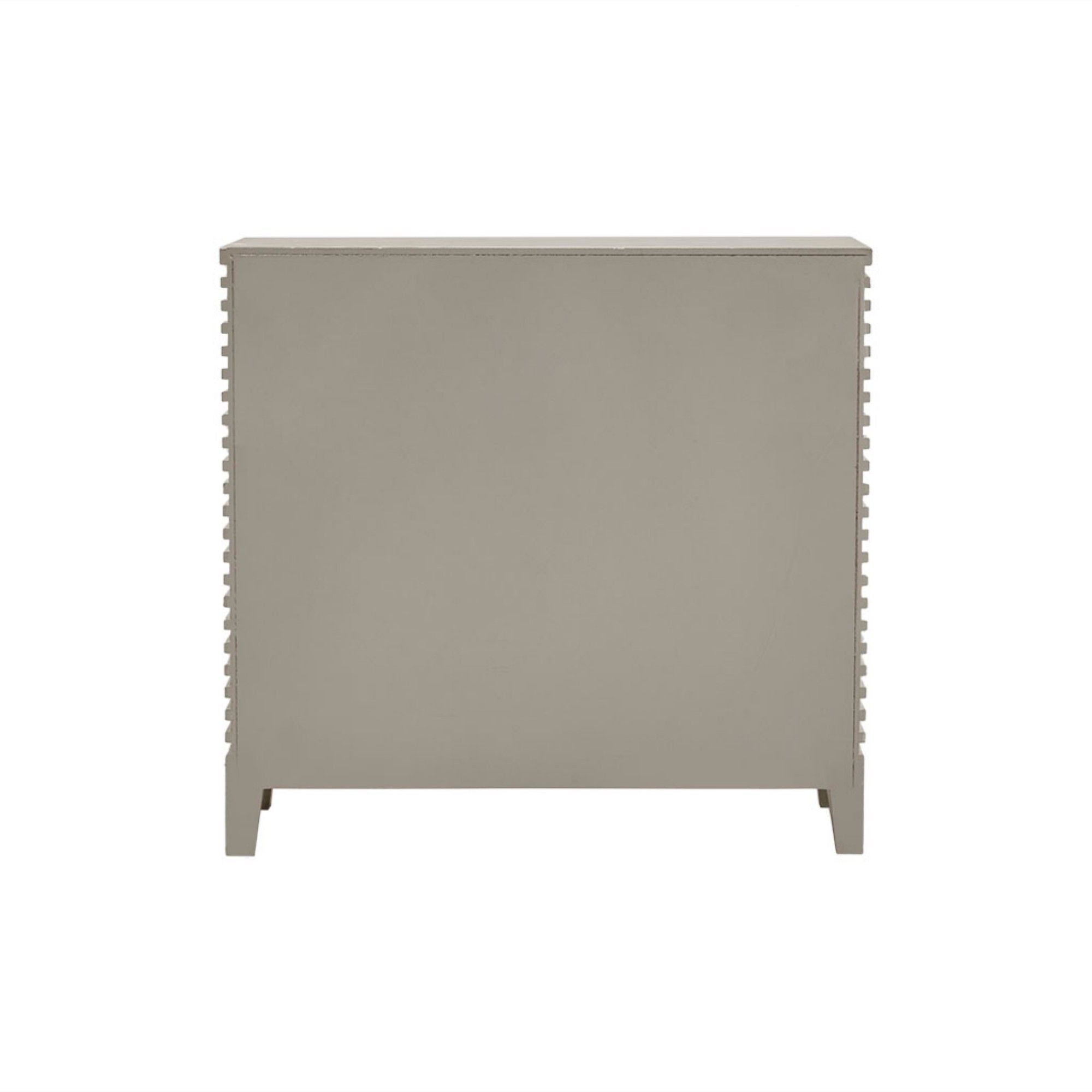 Fancy Design Chest With Ample Storage - Gray