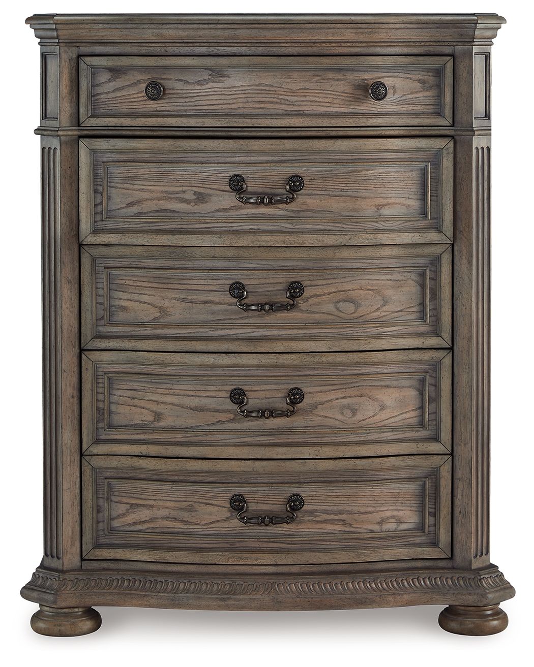 Signature Design by Ashley® Ardenfield - Light Brown - Five Drawer Chest | Meri Furniture