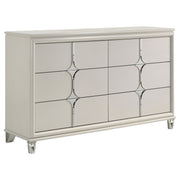 Coaster Fine Furniture Olivia - 6-Drawer Dresser Cabinet - Pearl White | Meri Furniture