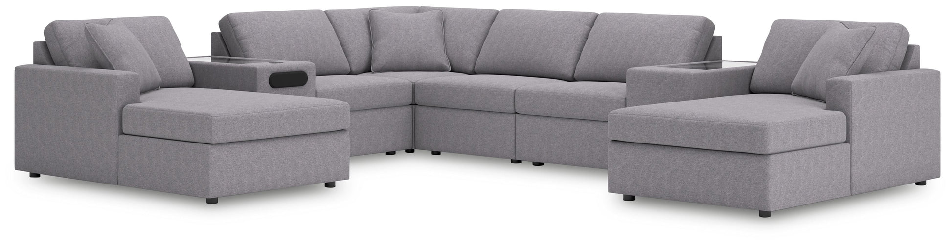 Signature Design by Ashley® Modmax - Granite - Sectional | Meri Furniture