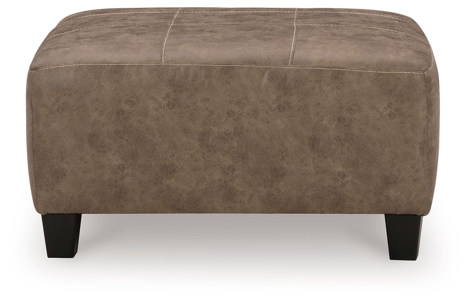 Signature Design by Ashley® Navi - Fossil - Oversized Accent Ottoman | Meri Furniture