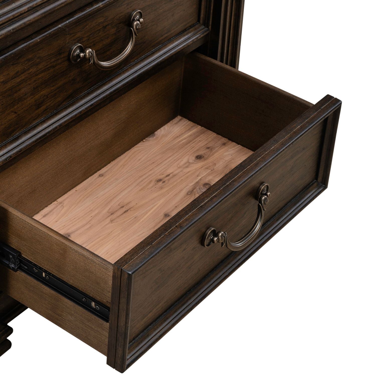 Provence Park - Nightstand With Charging Station - Brown