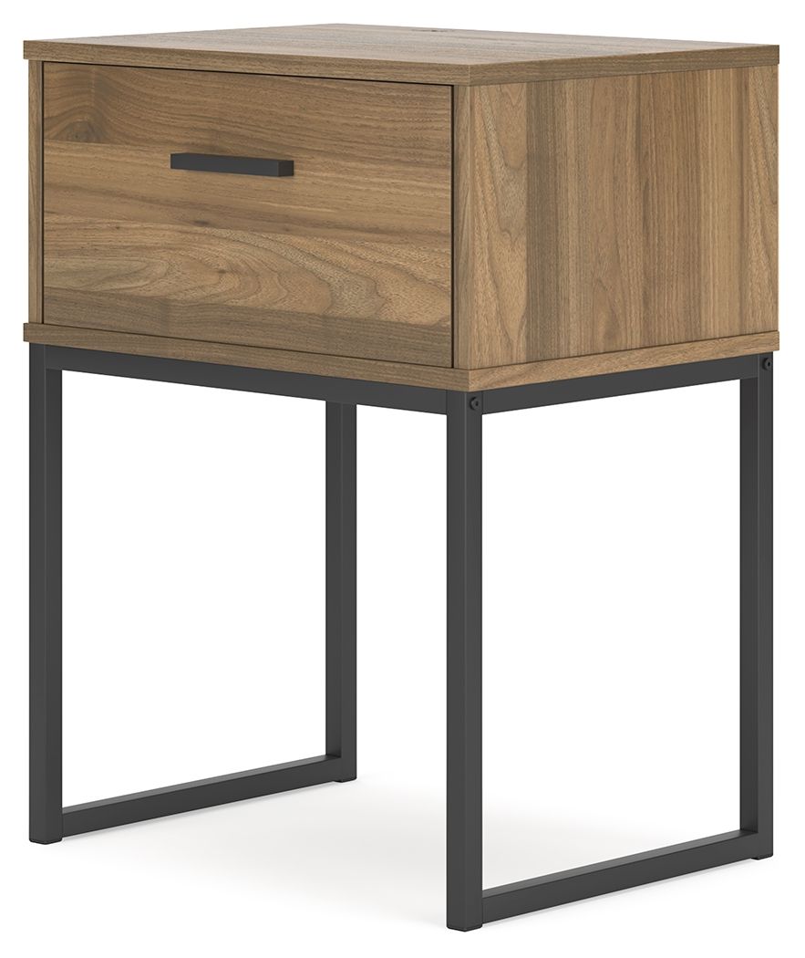 Signature Design by Ashley® Deanlow - Honey - One Drawer Night Stand | Meri Furniture