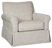 Ashley Furniture Searcy - Quartz - Swivel Glider Accent Chair | Meri Furniture