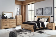 Signature Design by Ashley® Hyanna - Dresser, Mirror, Panel Bed | Meri Furniture