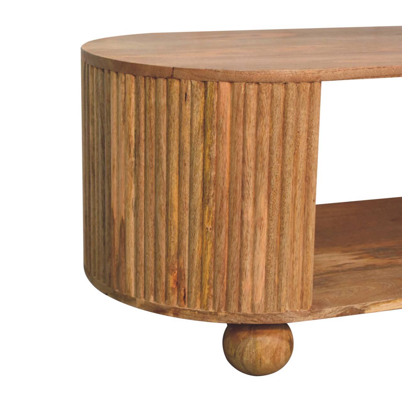 Soba - Ball Open Coffee Table - Oak