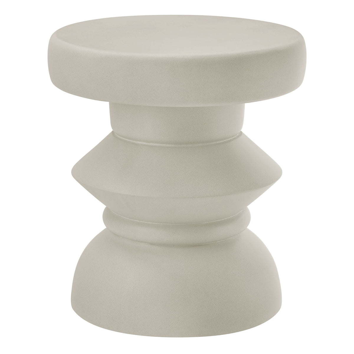 Terza Indoor - Outdoor Patio Concrete Side Table by Modway