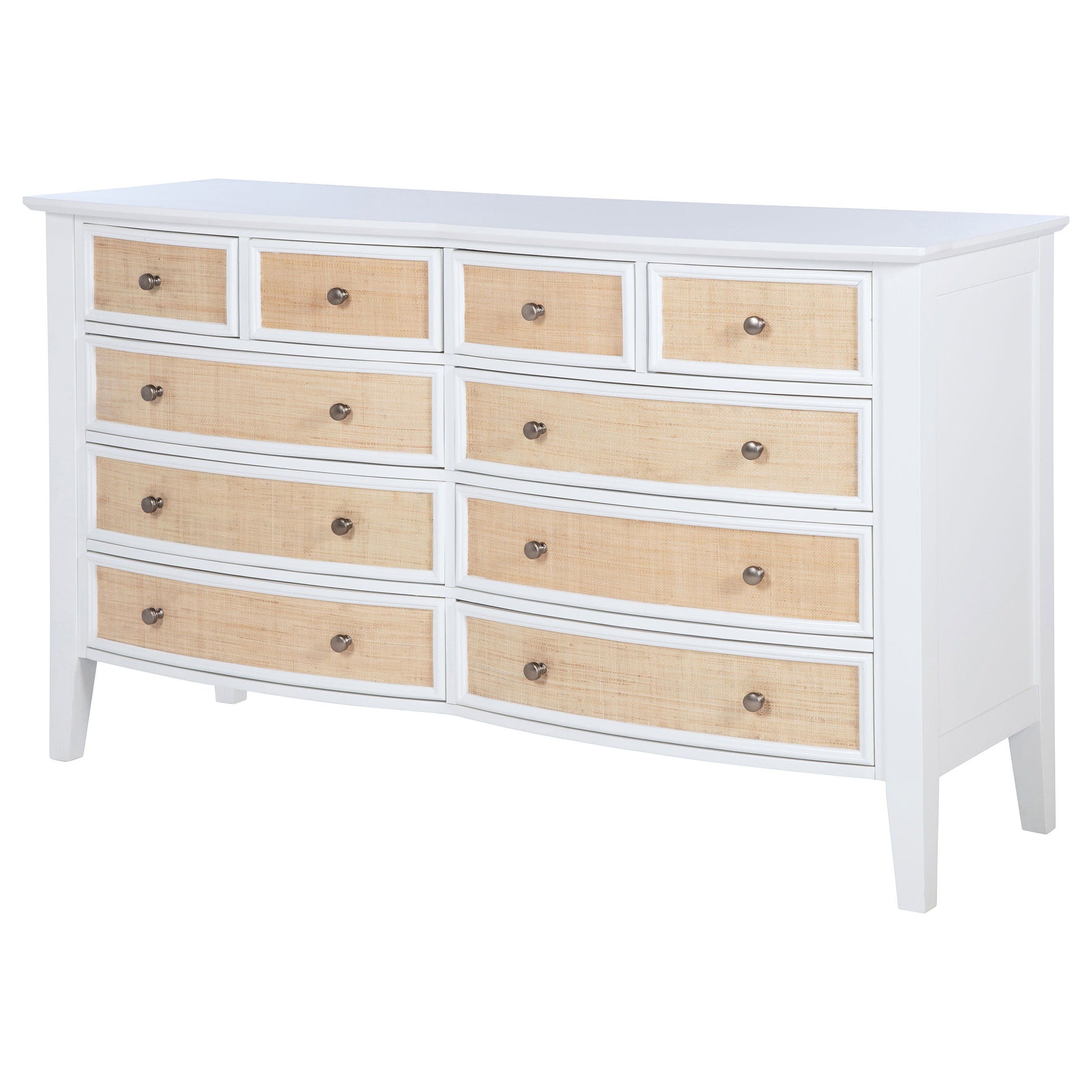 Coaster Fine Furniture Bexhill - 10-Drawer Dresser Cabinet - White | Meri Furniture