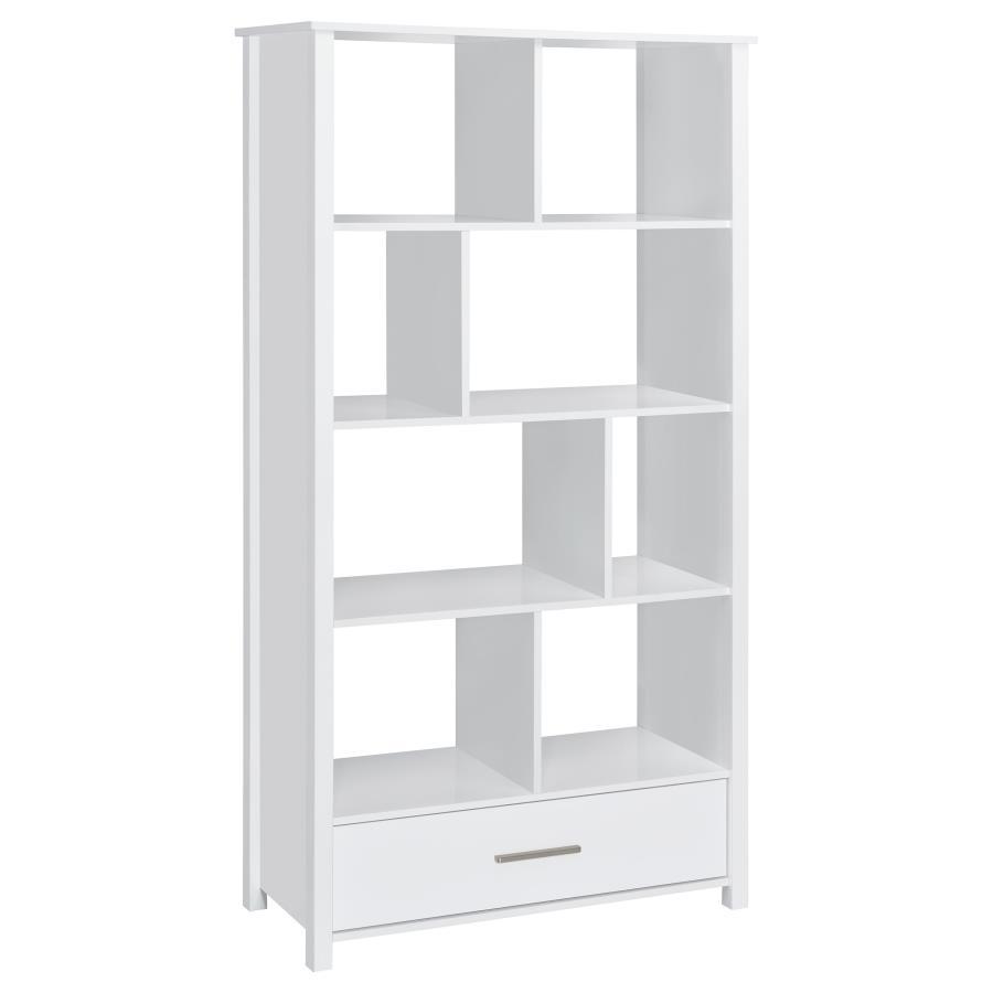 Coaster Fine Furniture Dylan - 4-Shelf Storage Bookshelf | Meri Furniture