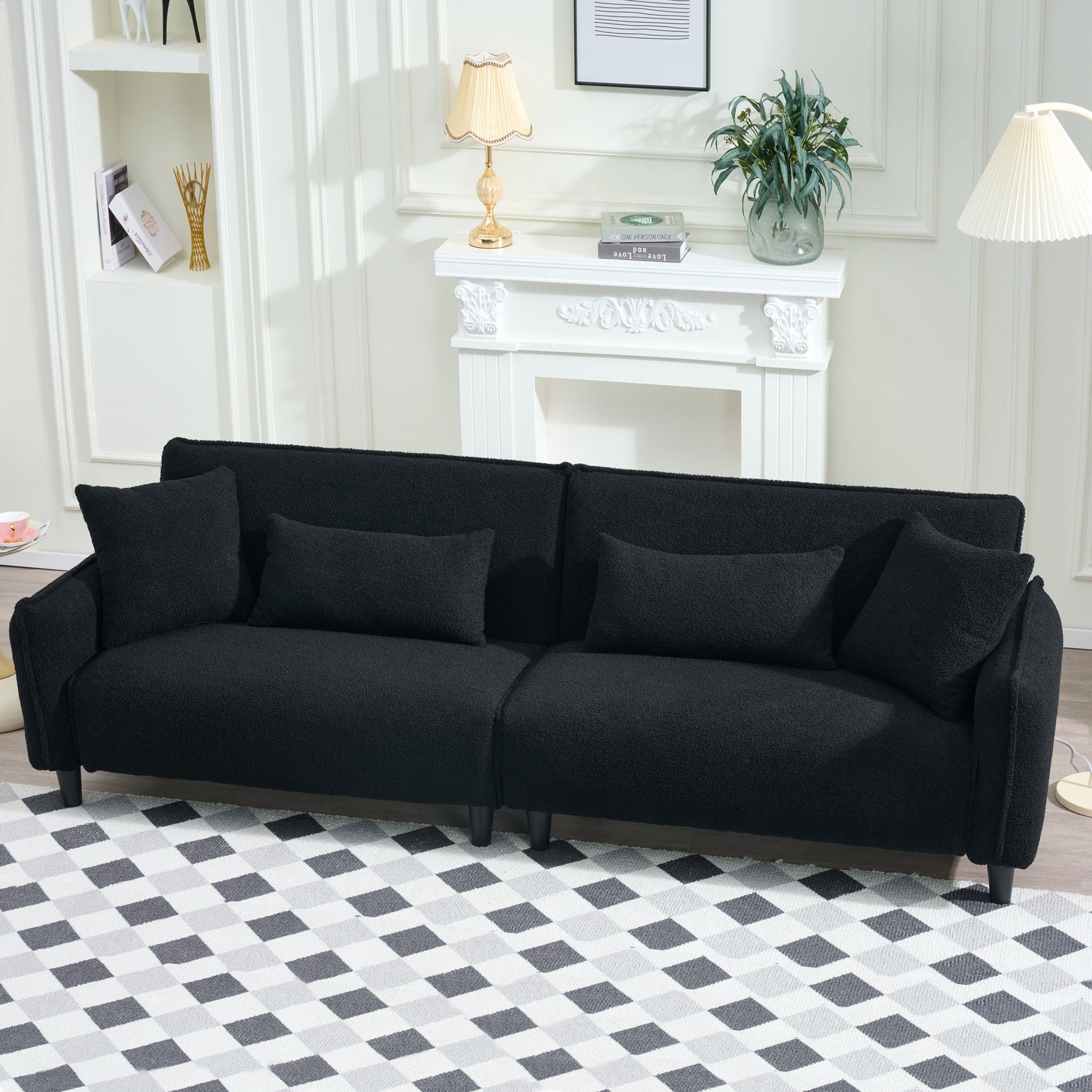 Teddy Velvet Sofa, Soft & Comfortable