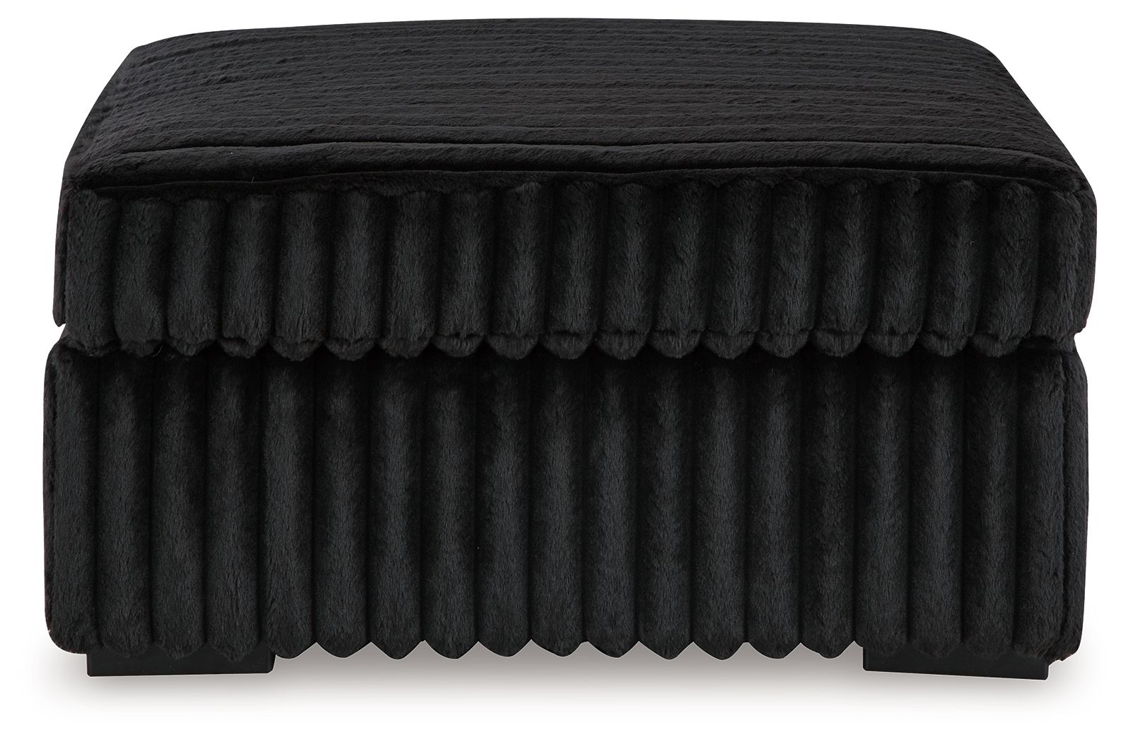 Signature Design by Ashley® Midnight-madness - Onyx - Oversized Accent Ottoman | Meri Furniture