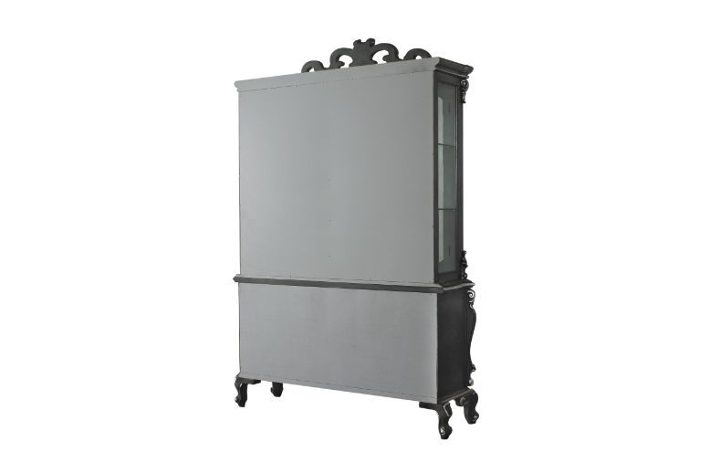 ACME House - Delphine - Hutch & Buffet - Charcoal Finish | Meri Furniture