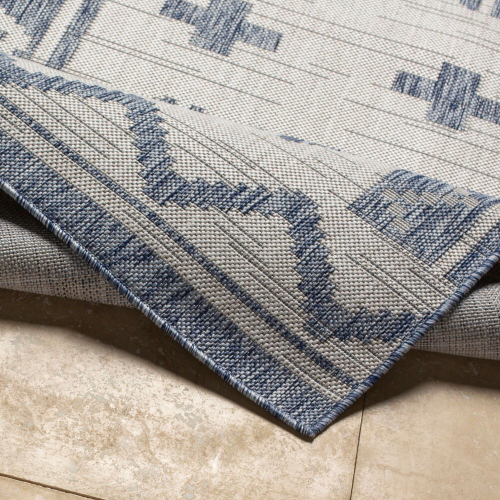 Tuareg Machine Woven Rug