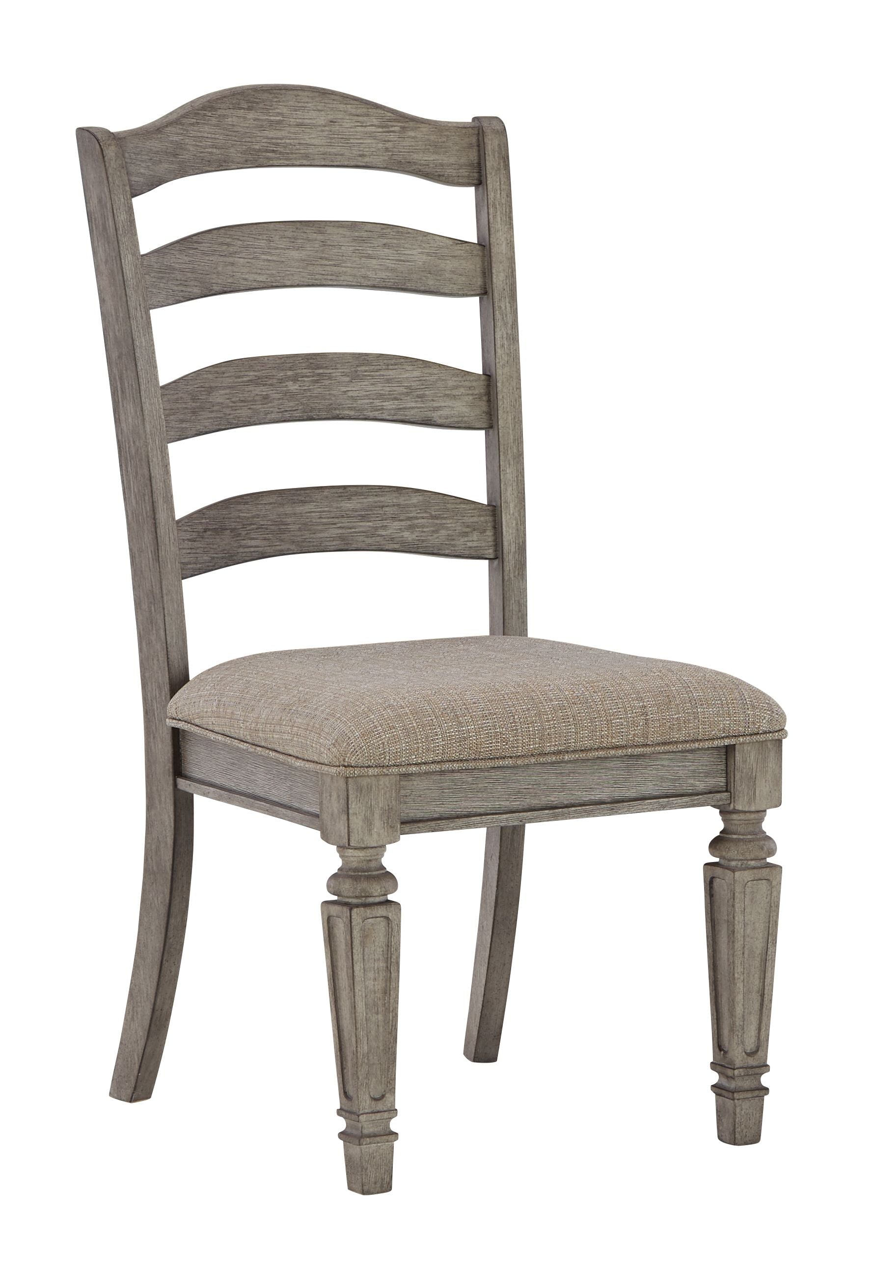 Signature Design by Ashley® Lodenbay - Antique Gray - Dining Uph Side Chair (Set of 2) | Meri Furniture