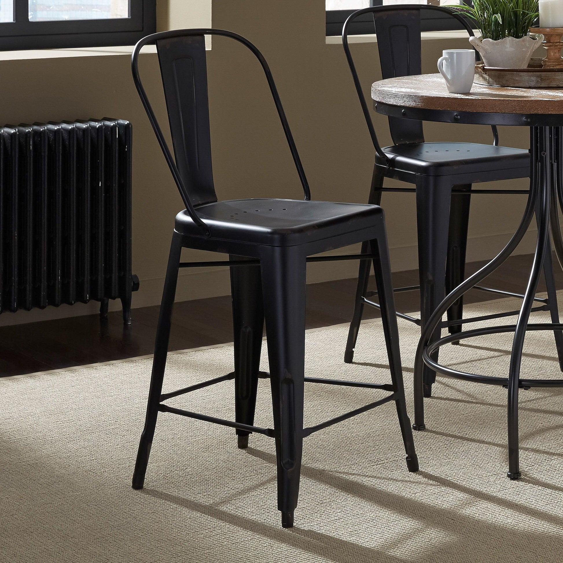 Liberty Furniture Vintage Series - Bow Back Counter Chair | Meri Furniture