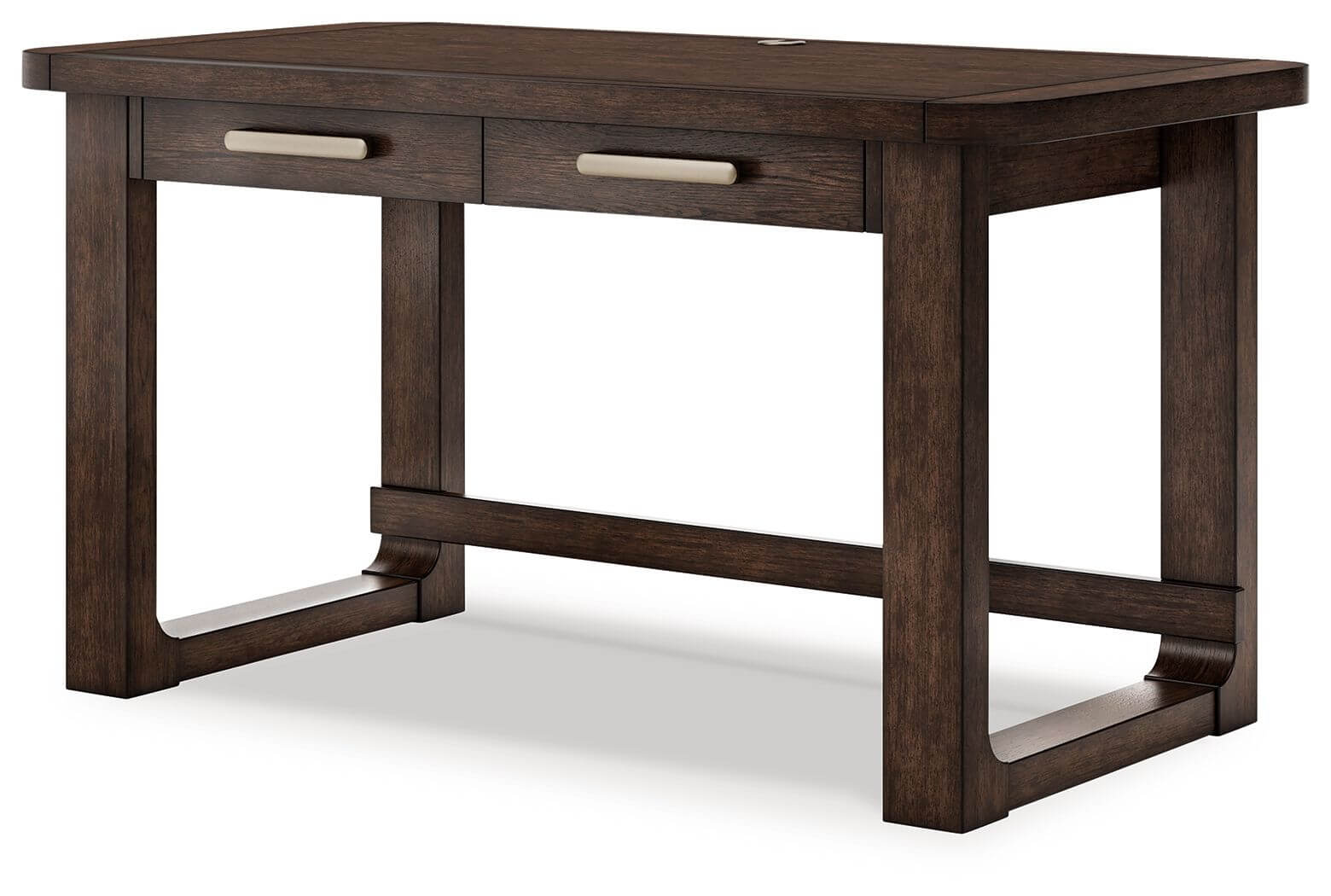 Breckington - Home Office Desk - Dark Brown
