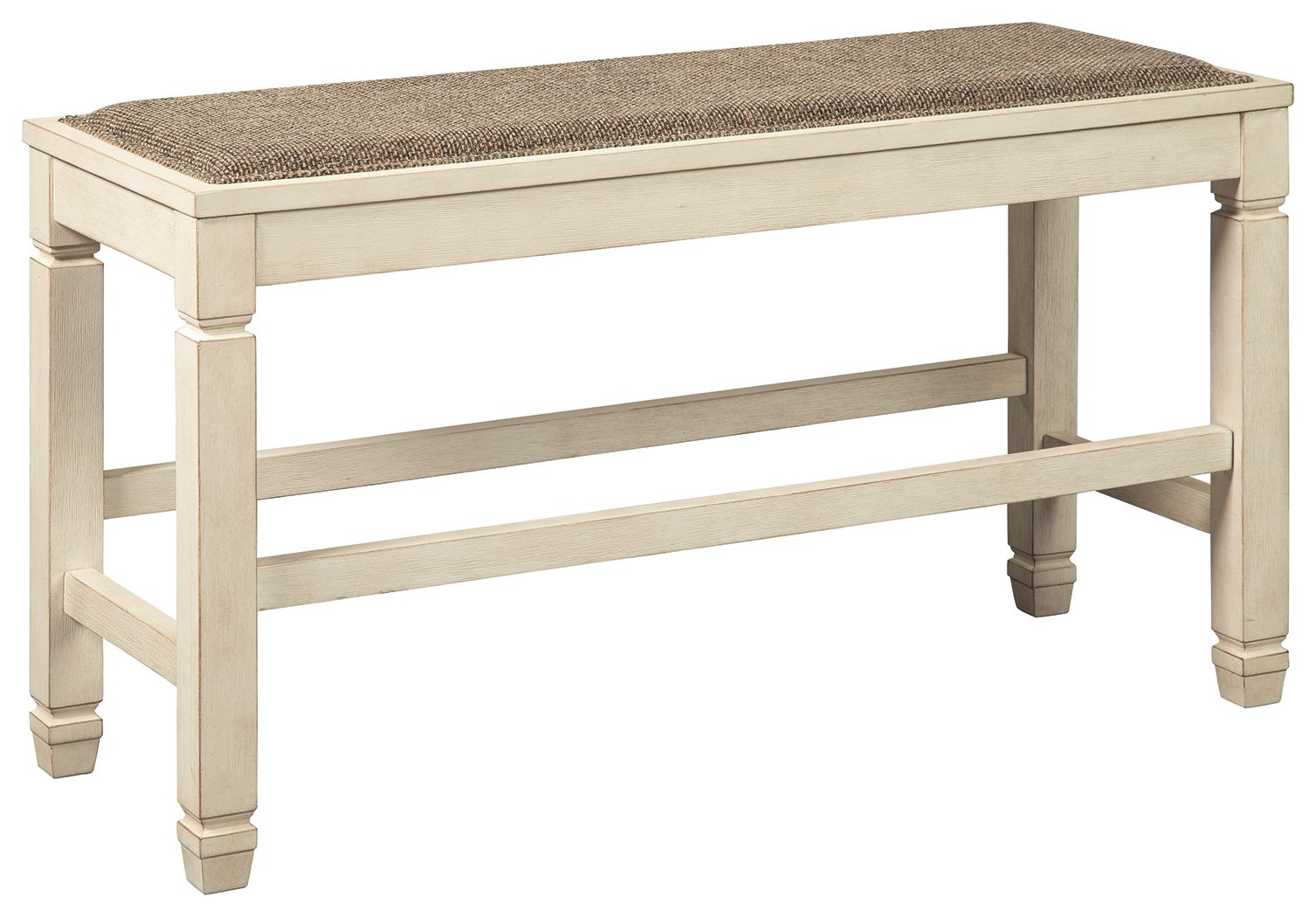 Signature Design by Ashley® Bolanburg - Beige - Dbl Counter Uph Bench | Meri Furniture