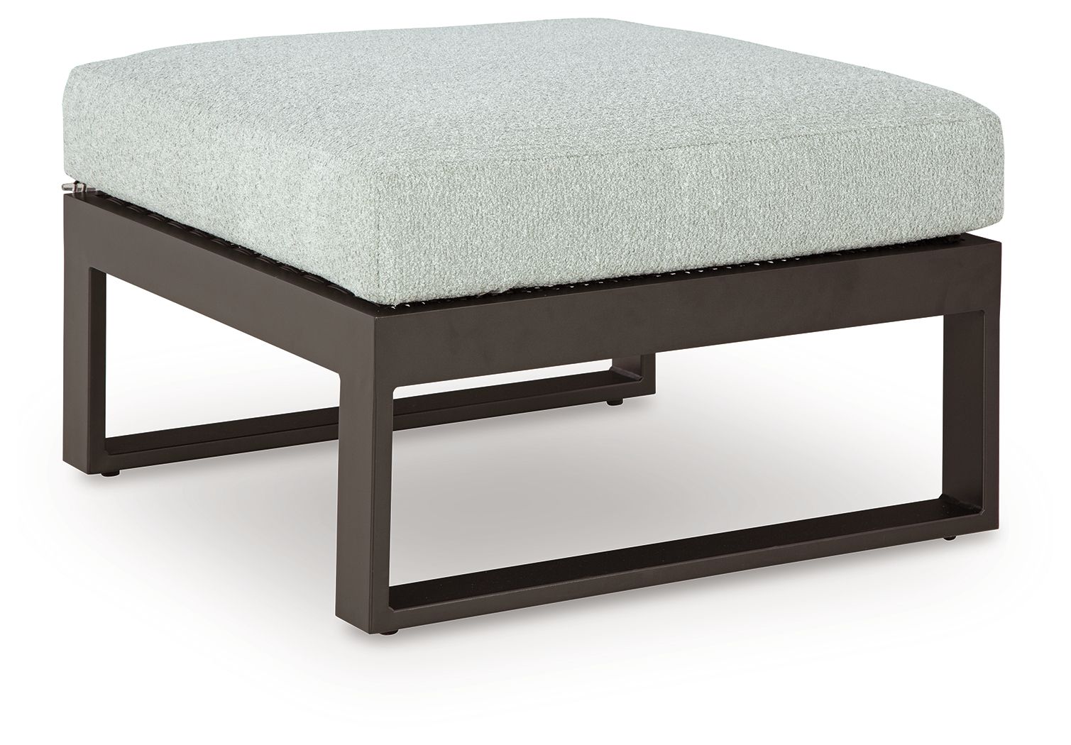 Signature Design by Ashley® Beachloft - Black / Gray - Ottoman With Cushion | Meri Furniture