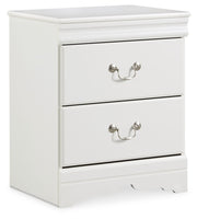 Anarasia - Two Drawer Night Stand - White